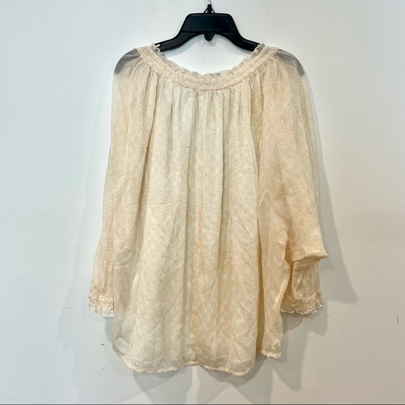 DVF Silk Blouse Top - Picture 3 of 8